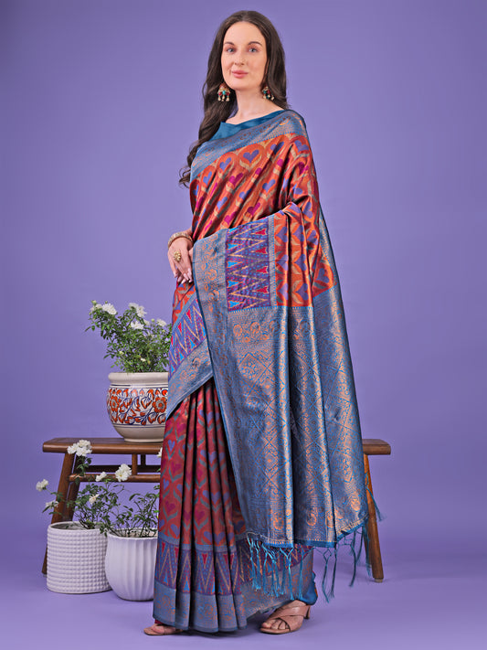 Astita Radiant Silk Saree – A Touch of Royalty in Every Thread