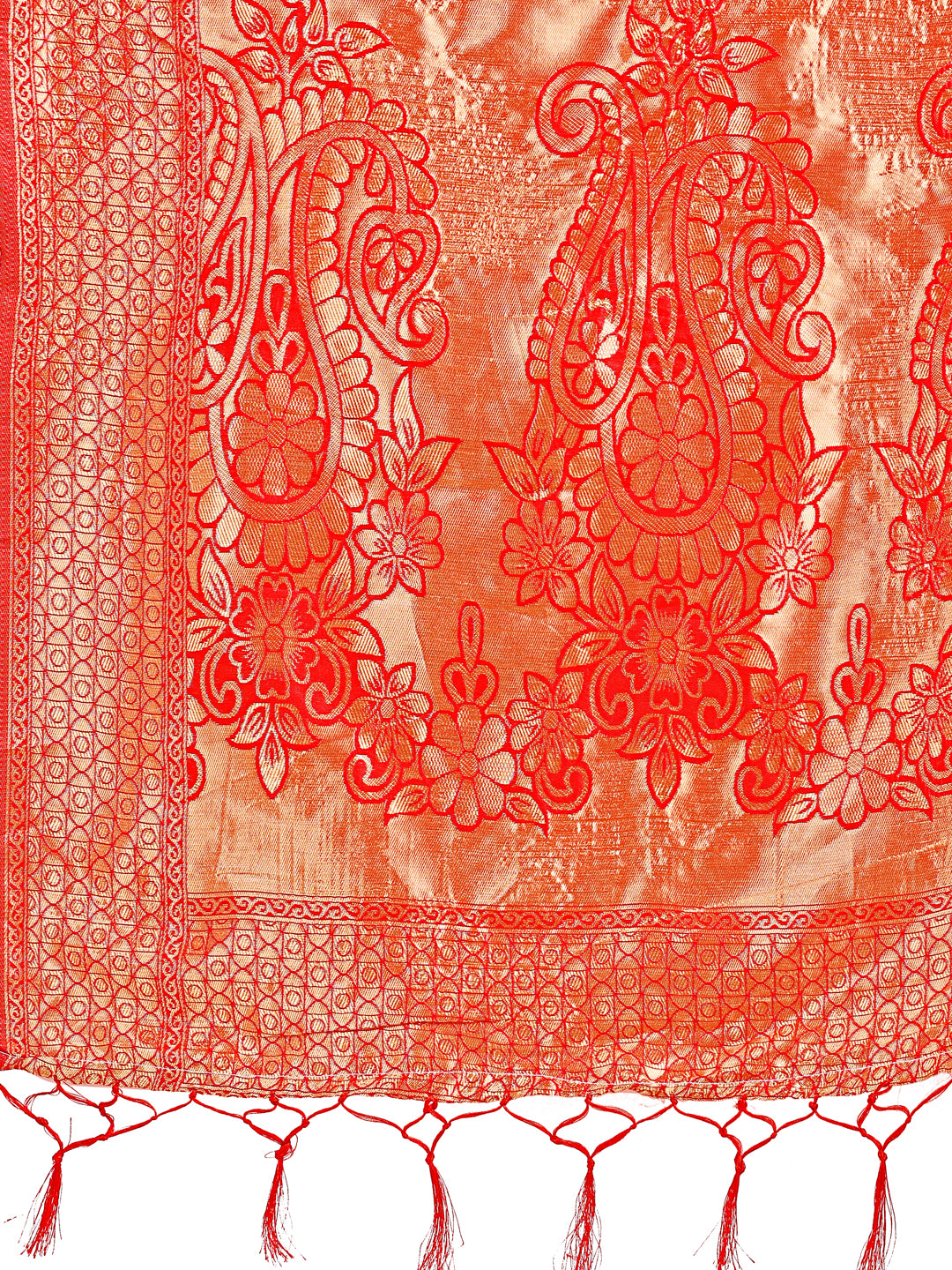 Astita Majestic Maroon Silk Saree with Gold Zari & Floral Design – Perfect for Festive & Traditional Occasions