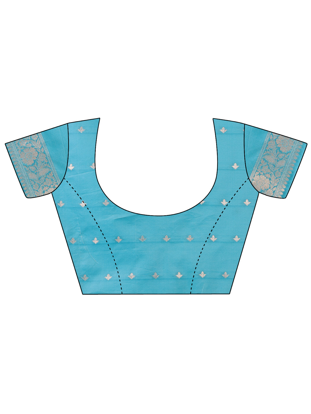 Elegant Off-White & Teal Linen Cotton Saree with Zari Woven Border and Pallu