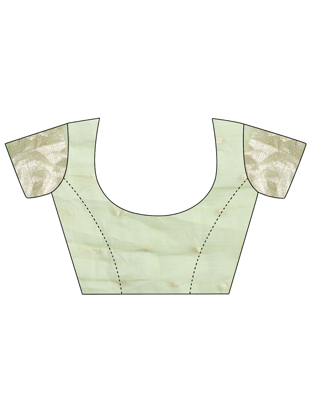 Astita Light Green Linen Cotton Saree – Elegant Simplicity for Everyday Grace
