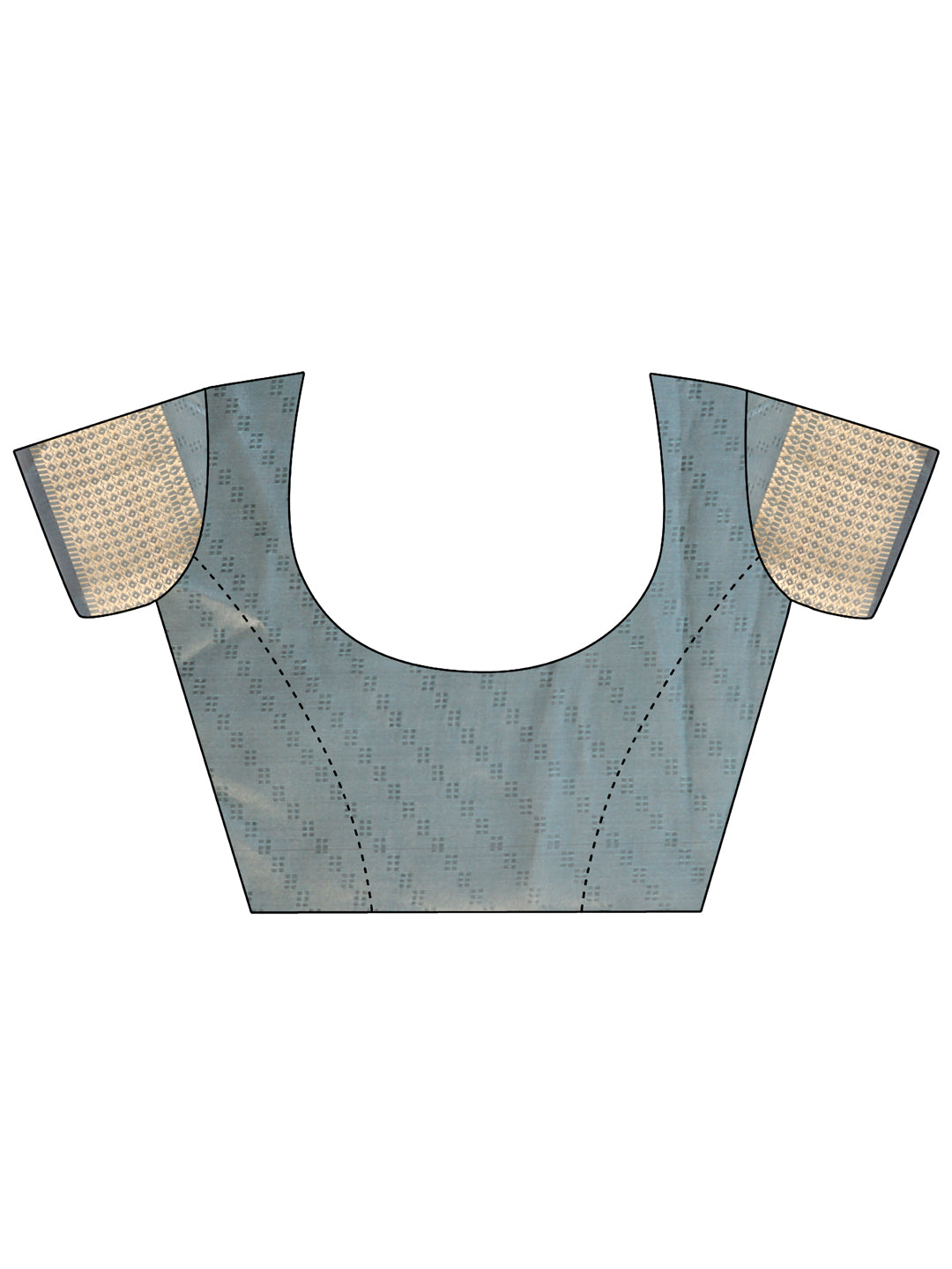 Astita Graceful Sea Green Organza Saree with Rich Golden Zari Border | Elegant Party Wear Saree with Blouse Piece