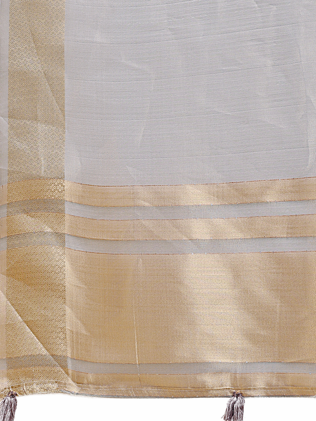 Astita Elegant Grey Organza Saree – Sheer Sophistication for Timeless Beauty