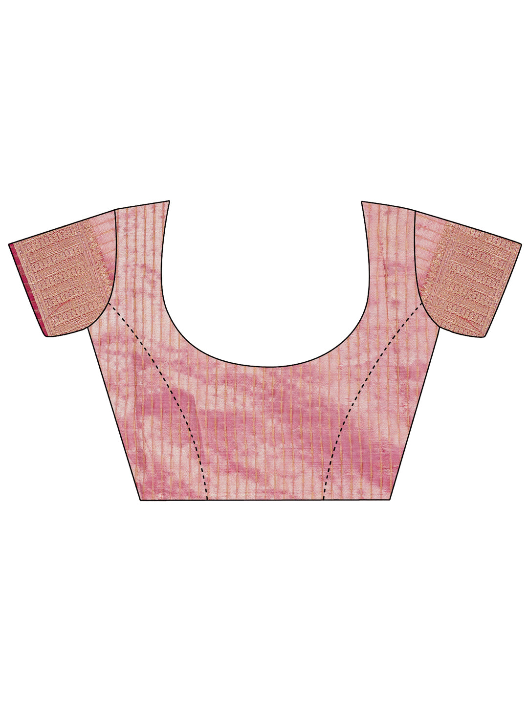 Astita Elegant Light Pink & Magenta Organza Saree with Rich Zari Border & Pallu Tassels | Premium Partywear Saree for Women