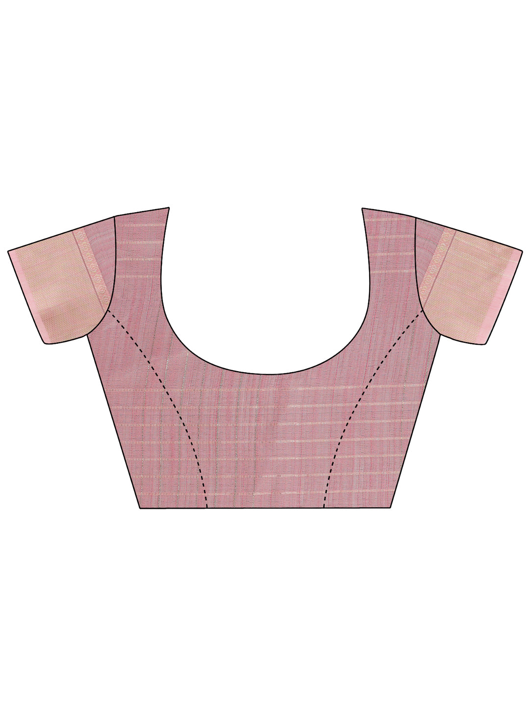 Astita Pink Organza Saree with Gold Checked Design β Elegant & Classy Traditional Wear for Formal & Festive Occasions