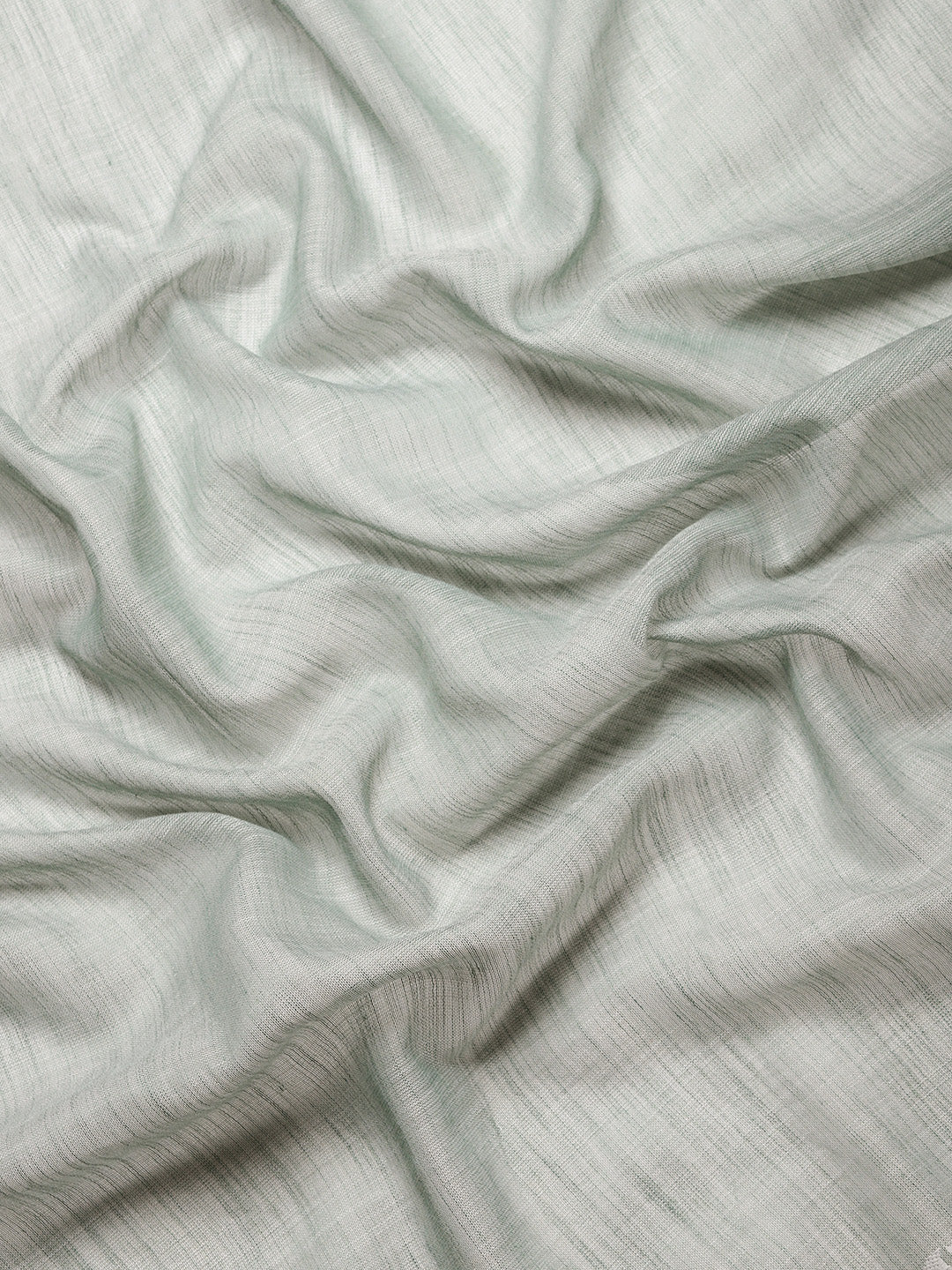 Elegant Sea Green Woven Linen Saree with Contrast Zari Border & Tassels – Soft & Breathable Party Wear