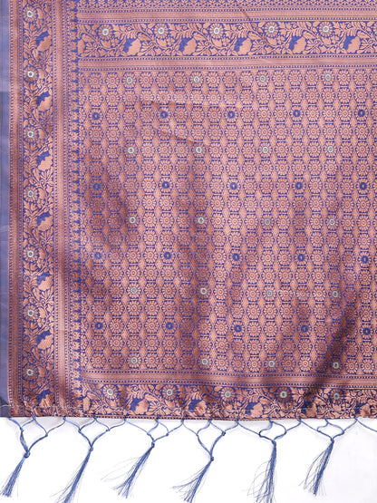 Astita Elegant Sky Blue Cotton Saree with Contrast Pallu – Perfect Blend of Tradition & Comfort