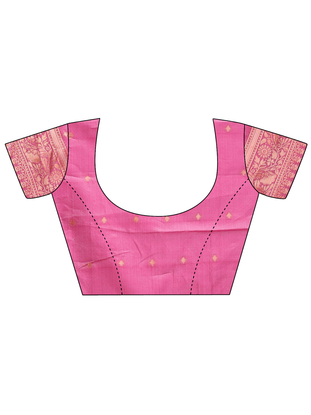 Astita Elegant Pink Cotton Saree with Contrast Pallu – Perfect Blend of Tradition & Comfort