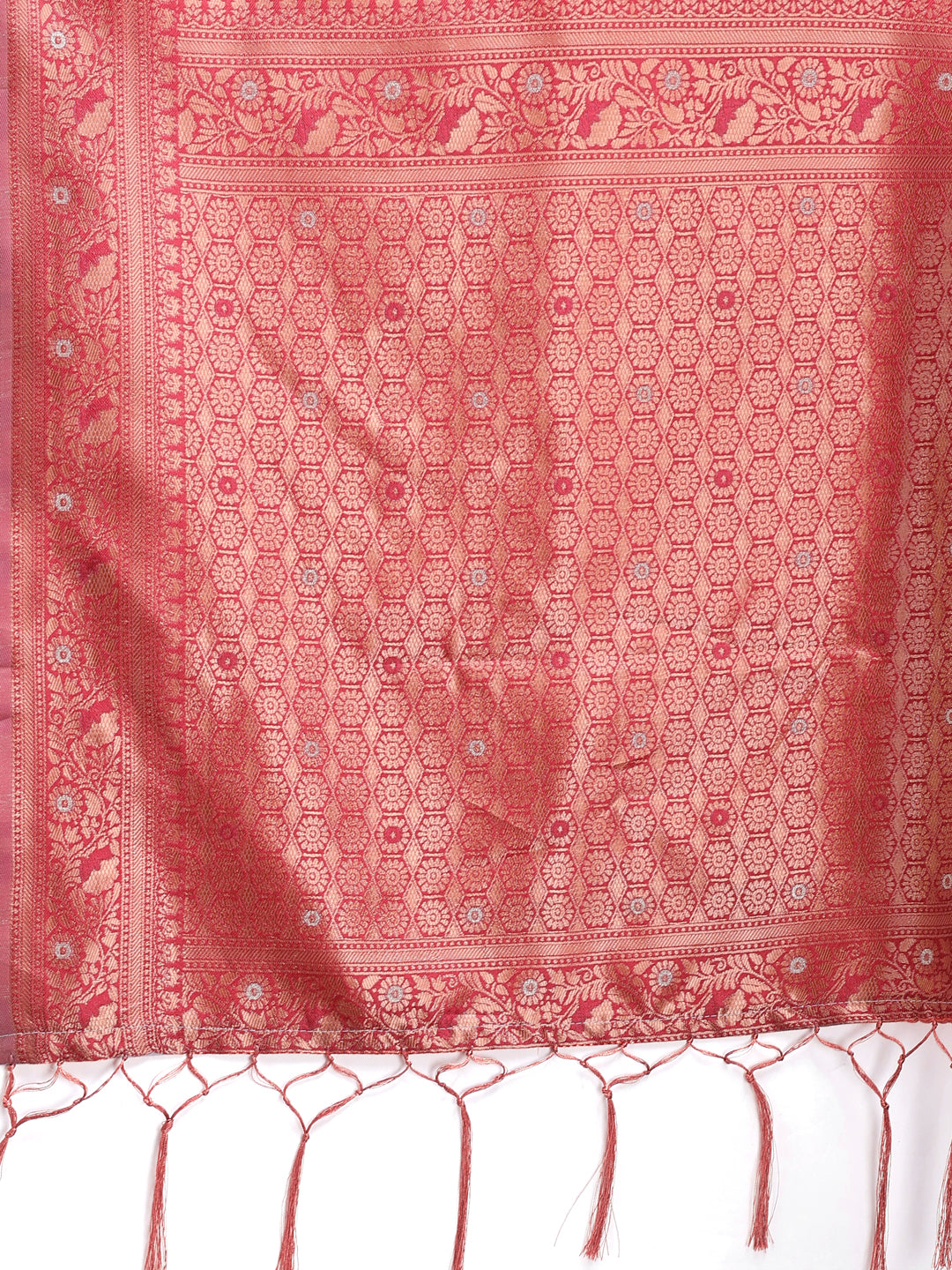 Astita Elegant Peach Cotton Saree with Contrast Pallu – Perfect Blend of Tradition & Comfort