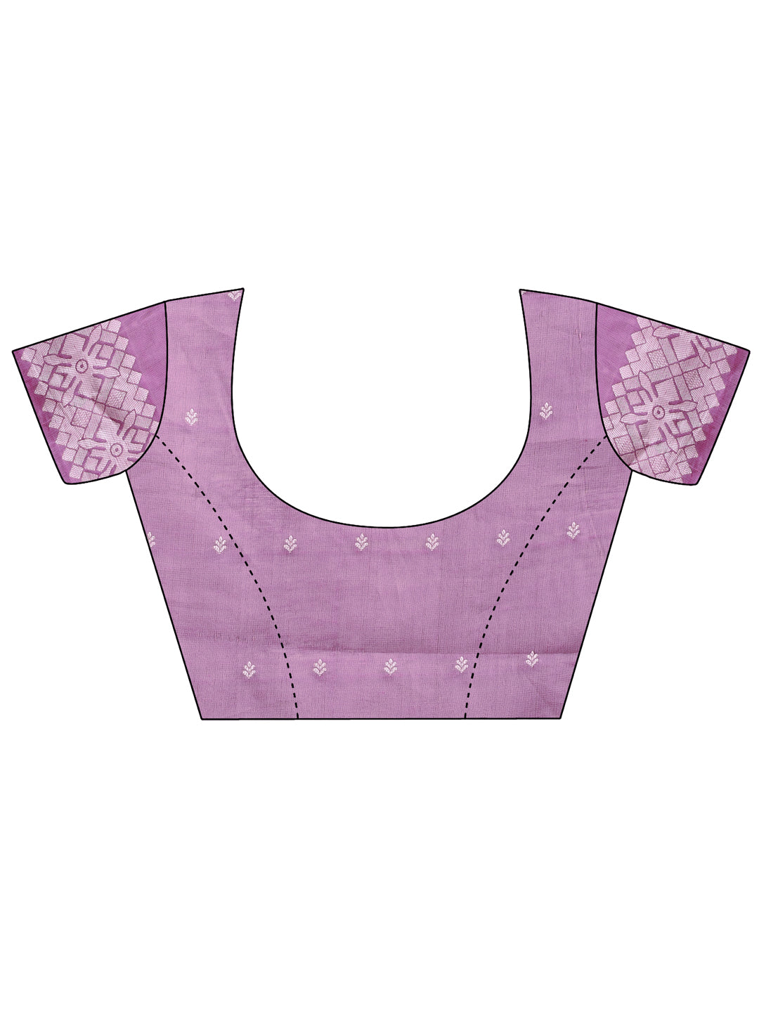 Astita Threads of Tradition: Purple Linen Cotton Saree Woven with Stories of Grace & Heritage