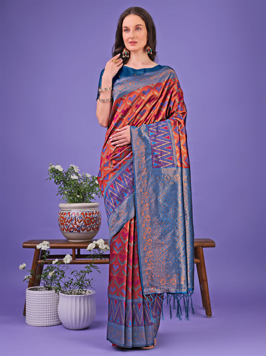 Astita Radiant Silk Saree – A Touch of Royalty in Every Thread