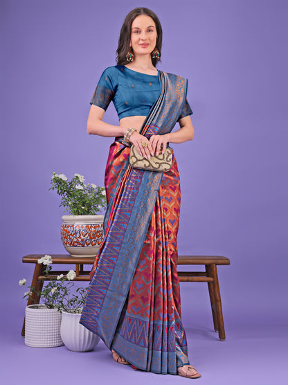 Astita Radiant Silk Saree – A Touch of Royalty in Every Thread