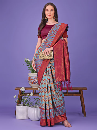 Astita Radiant Lichi Silk Saree – A Touch of Royalty in Every Thread