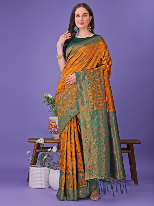 Astita Radiant Lichi Silk Saree – A Touch of Royalty in Every Thread