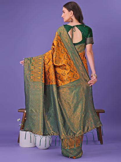 Astita Radiant Lichi Silk Saree – A Touch of Royalty in Every Thread