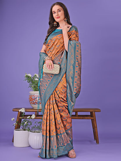 Astita Radiant Lichi Silk Saree – A Touch of Royalty in Every Thread
