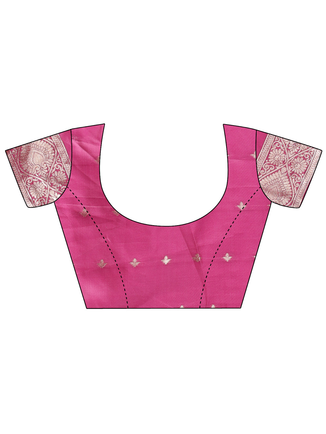 Astita Graceful Cream & Pink Linen Cotton Saree with Rich Zari Pallu – A Touch of Royal Comfort