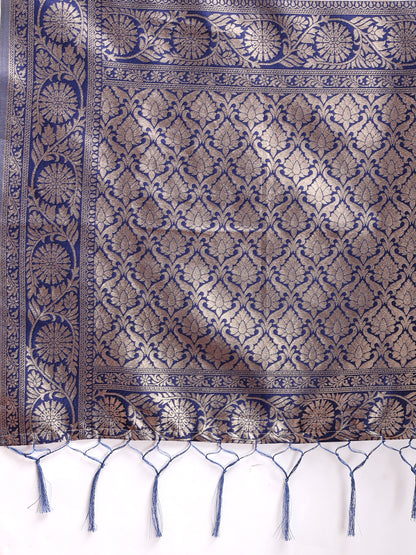 Astita White & Maroon Woven Linen Cotton Saree with Rich Zari Border – Soft Festive Wear Saree for Women