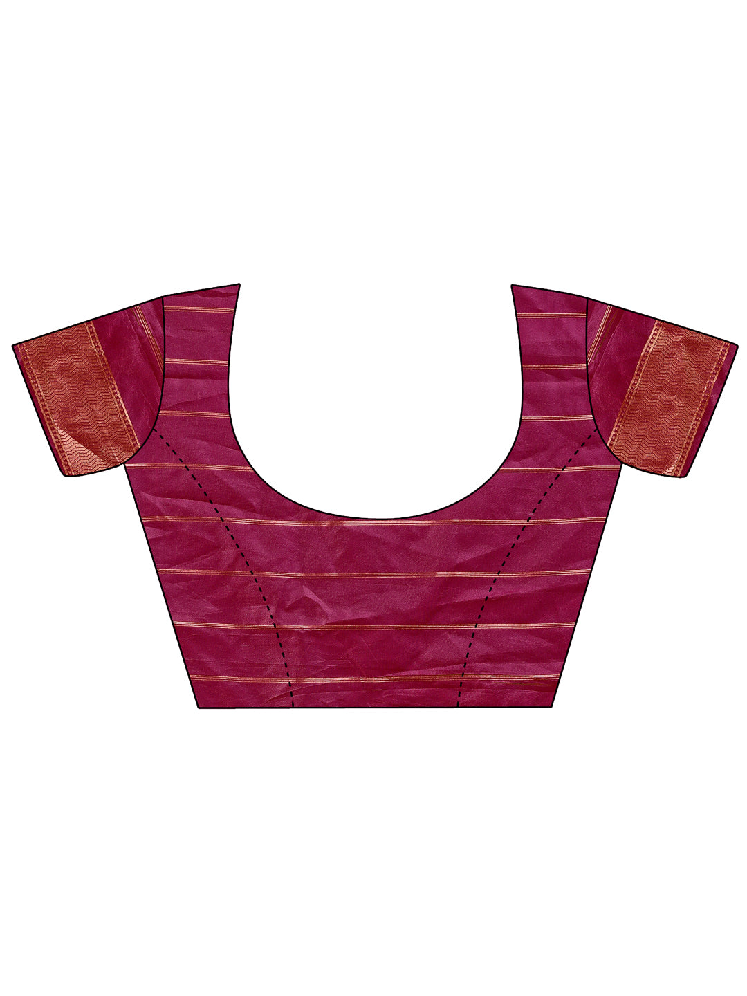 Astita Vibrant Copper & Magenta Banarasi Silk Saree with Colorful Pallu – Perfect Blend of Tradition and Festive Elegance