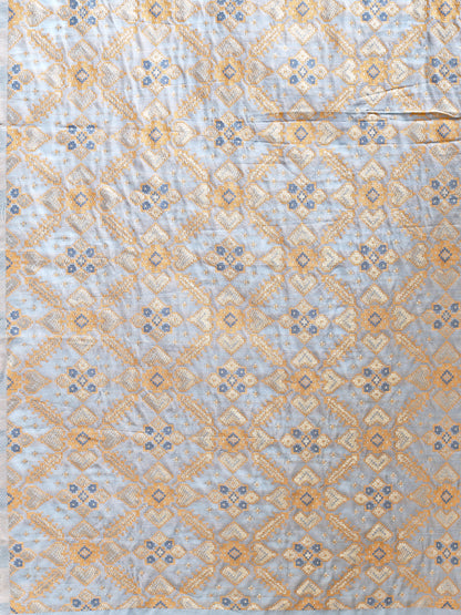 Astita Soothing Sky Blue Cotton Saree – Light, Elegant & Timelessly Beautiful