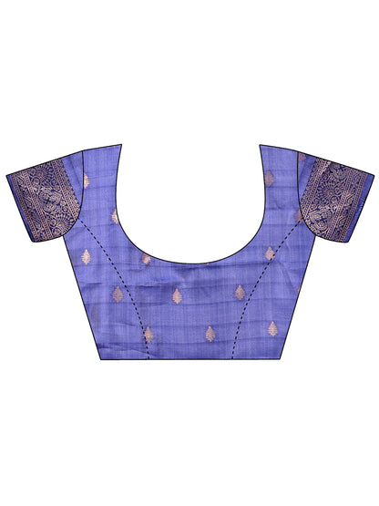 Astita Elegant Blue Linen Cotton Patola Saree – A Refreshing Harmony of Culture and Comfort