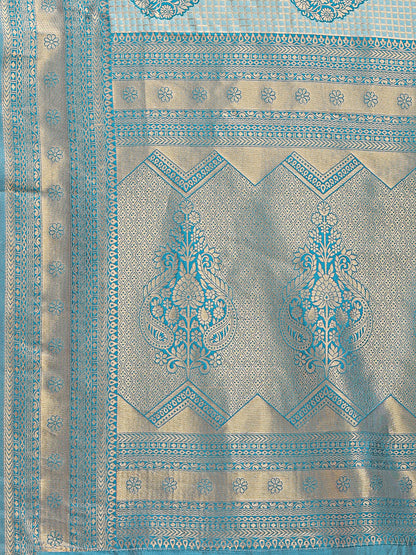 Astita Graceful Sea Green Silk Saree – Subtle Sophistication for Every Occasion