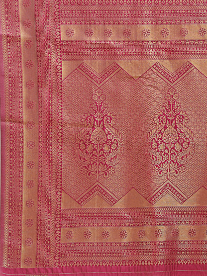 Astita Graceful Light Pink Silk Saree – Subtle Sophistication for Every Occasion