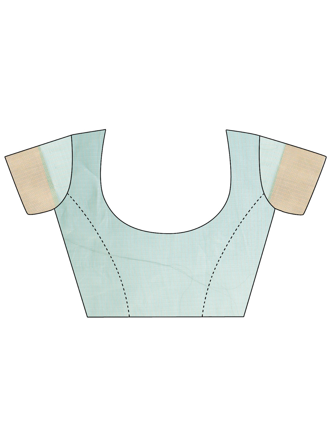 Astita Elegant Sky Blue Organza Saree with Zari Border | Lightweight Transparent Saree with Blouse Piece for Festive & Daily Wear