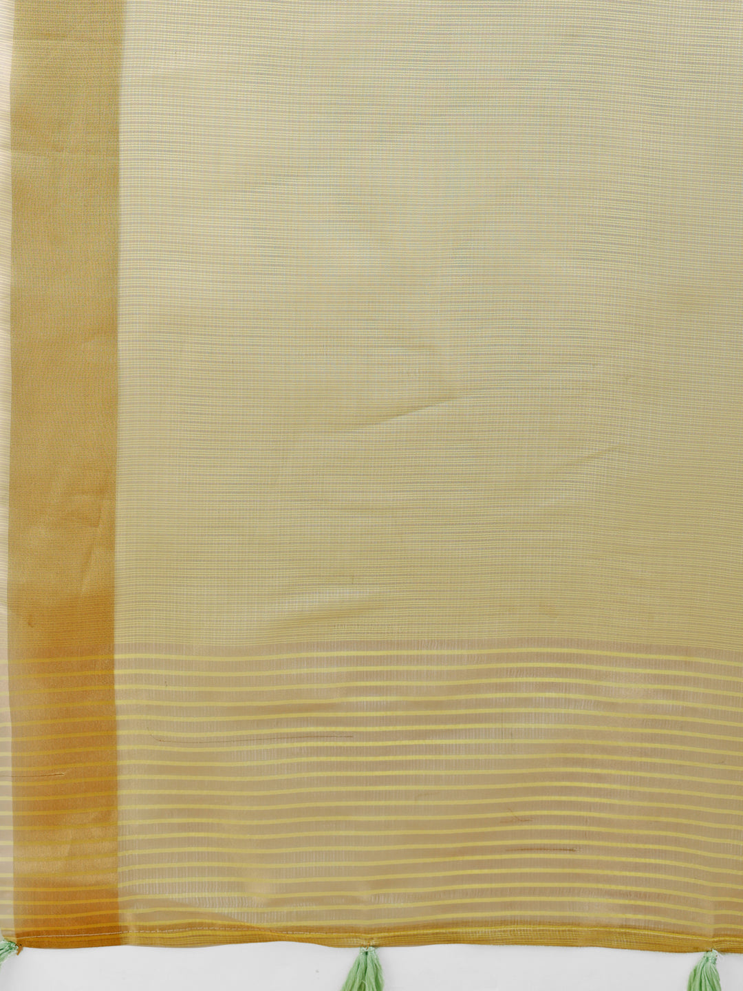 Astita Elegant Liht Yellow Organza Saree with Zari Border | Lightweight Transparent Saree with Blouse Piece for Festive & Daily Wear