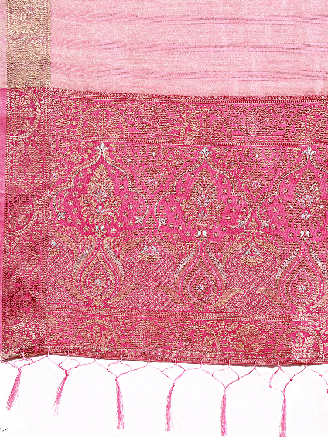 Astita Pink Organza Saree – Ethereal Sophistication in Every Fold