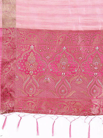 Astita Pink Organza Saree – Ethereal Sophistication in Every Fold