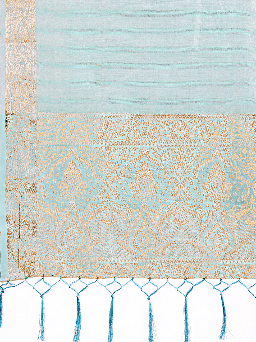 Astita Light Blue Organza Saree – Ethereal Sophistication in Every Fold