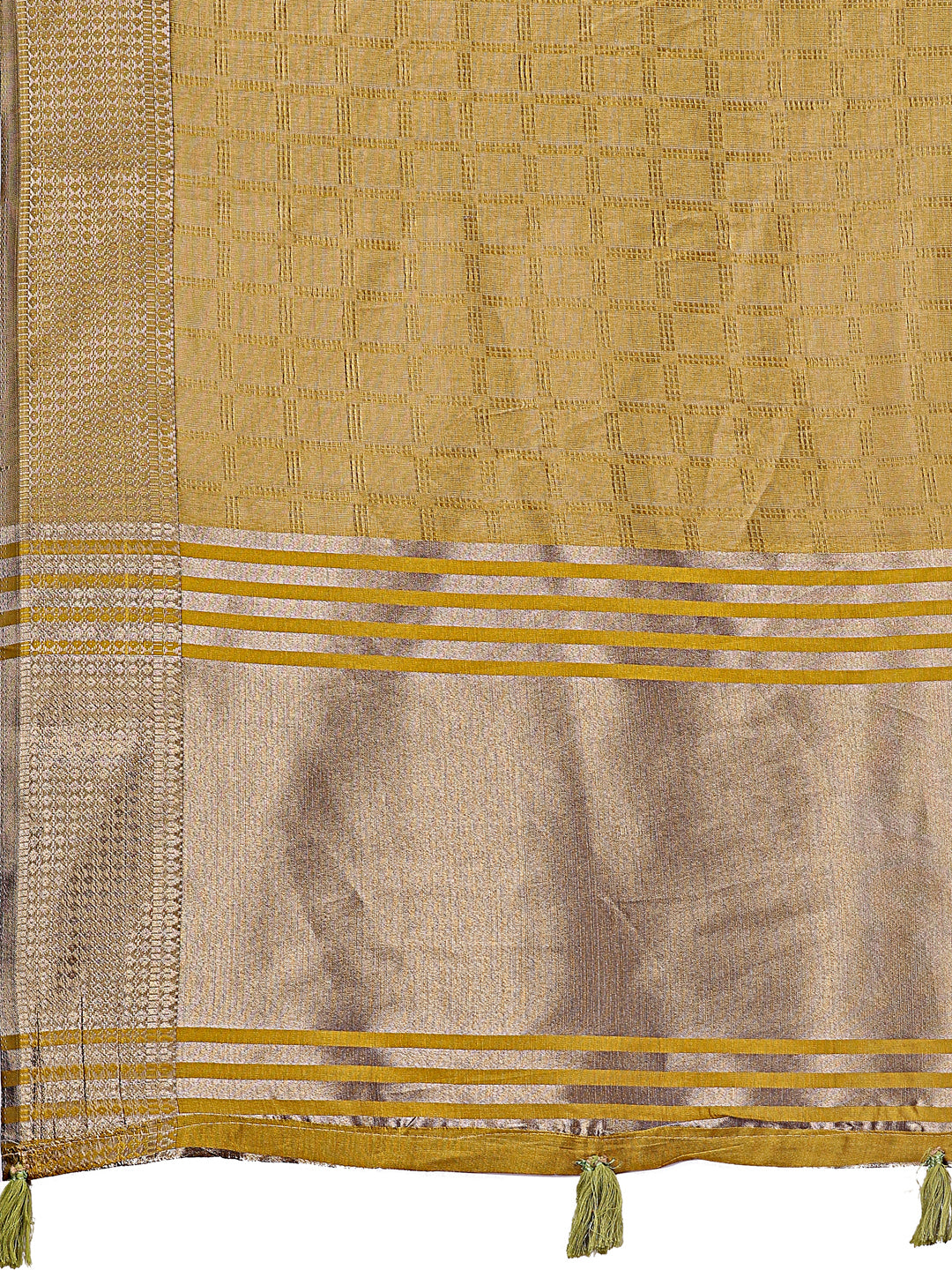 Astita Mustrad Organza Saree with Golden Zari Border | Elegant Soft Lightweight Party Wear Saree with Blouse