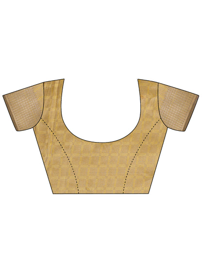 Astita Mustrad Organza Saree with Golden Zari Border | Elegant Soft Lightweight Party Wear Saree with Blouse