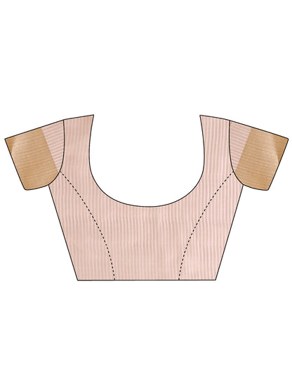 Astita Elegant Light Pink Organza Saree – Sheer Sophistication for Timeless Beauty