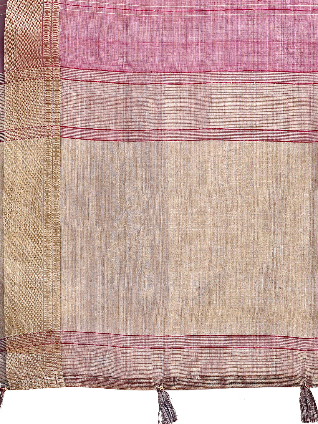 Wine Purple Organza Saree with Golden Border – Bold Elegance in Every Drape