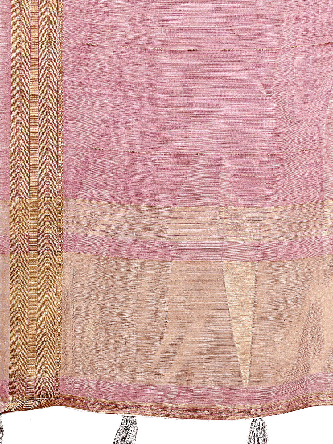 Astita Elegant Purple Organza Saree with Golden Zari Border – Festive & Office Wear Saree with Blouse Piece