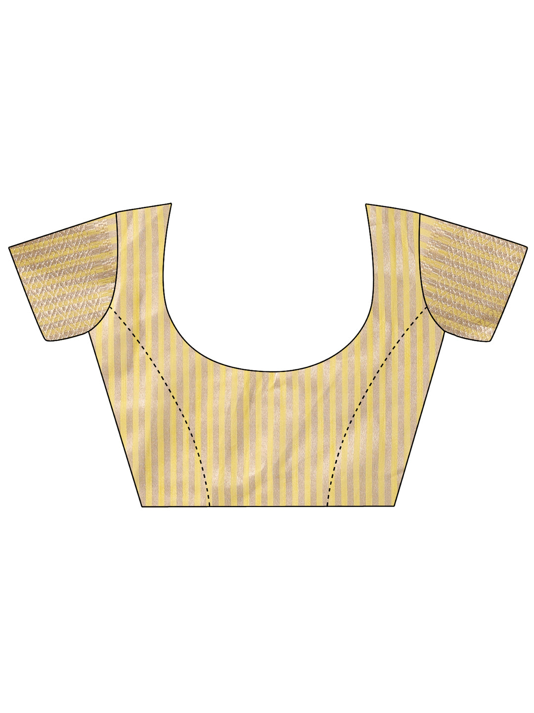 Astita Yellow Gold Cotton Ready-to-Wear Saree – Simplicity Meets Effortless Grace