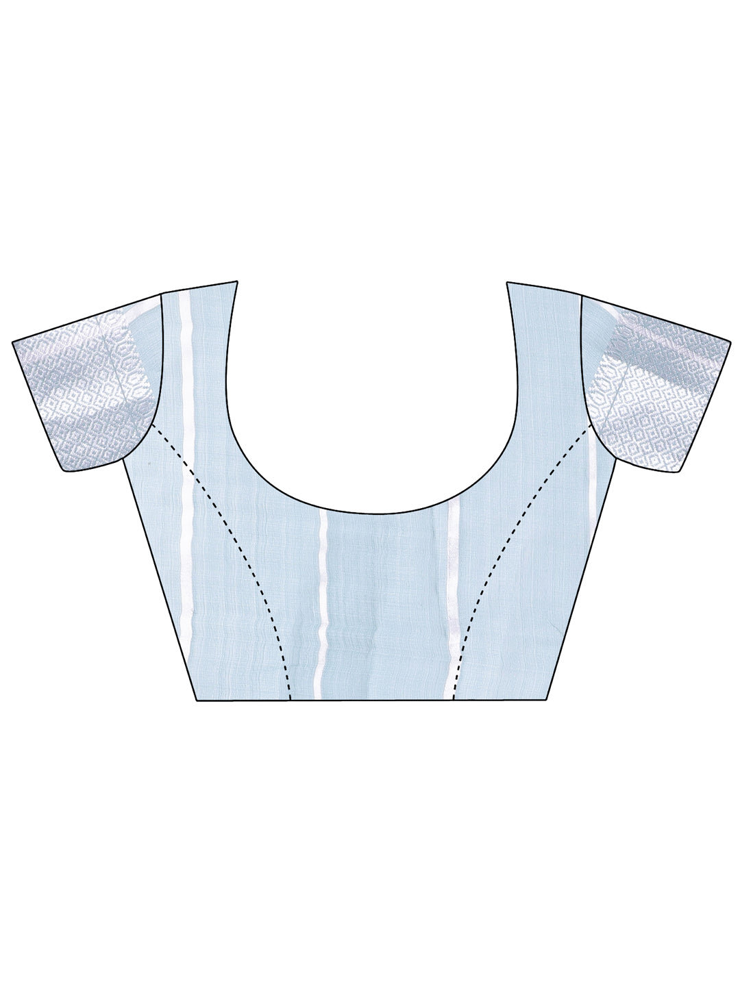 Astita Sea Green Organza Saree with Silver Zari Border & Pallu Tassels – Elegant Traditional Saree for Women